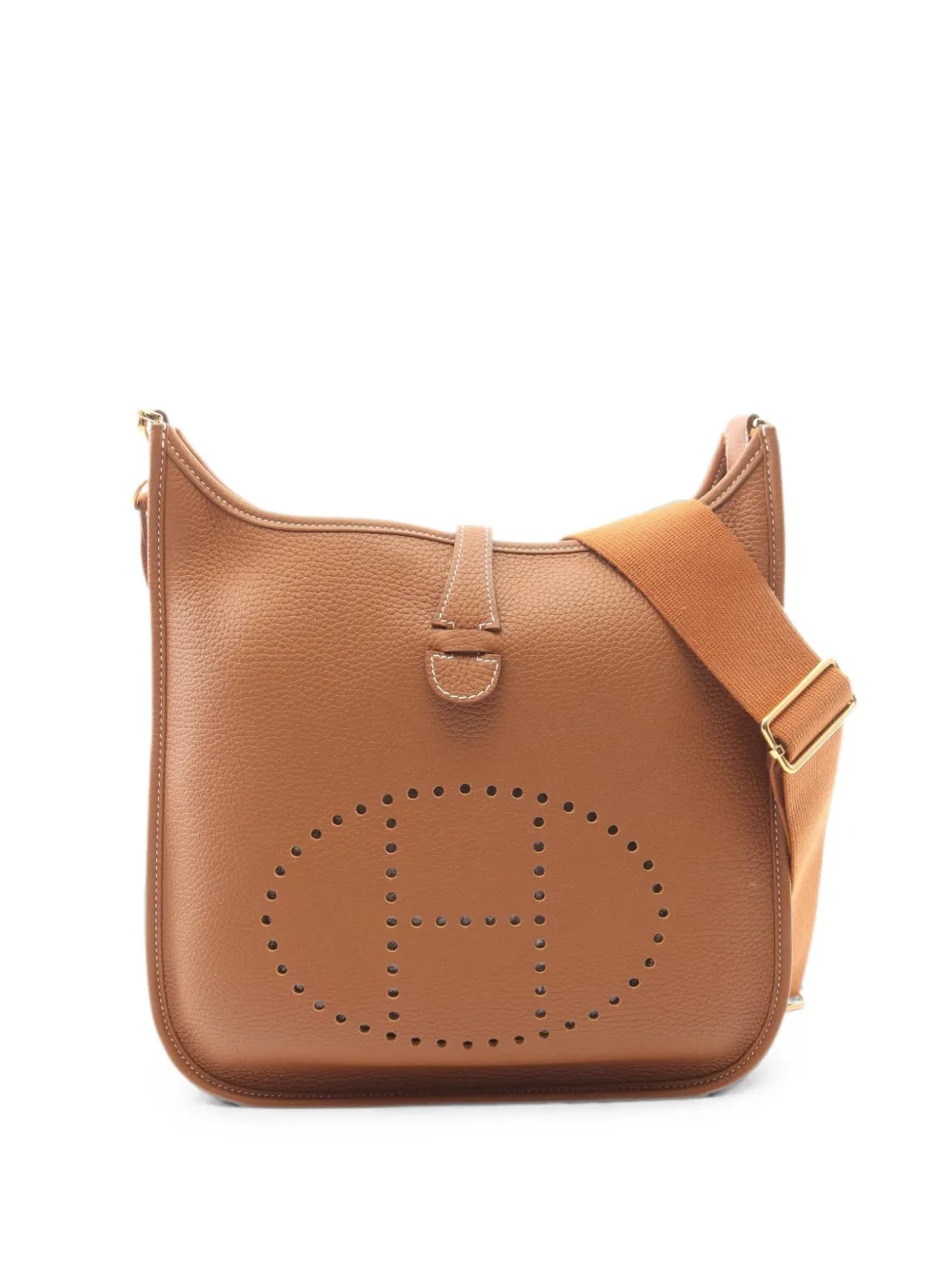 Hermès Pre-Owned 2023 PM Evelyn 3 Troyes shoulder bag - Braun