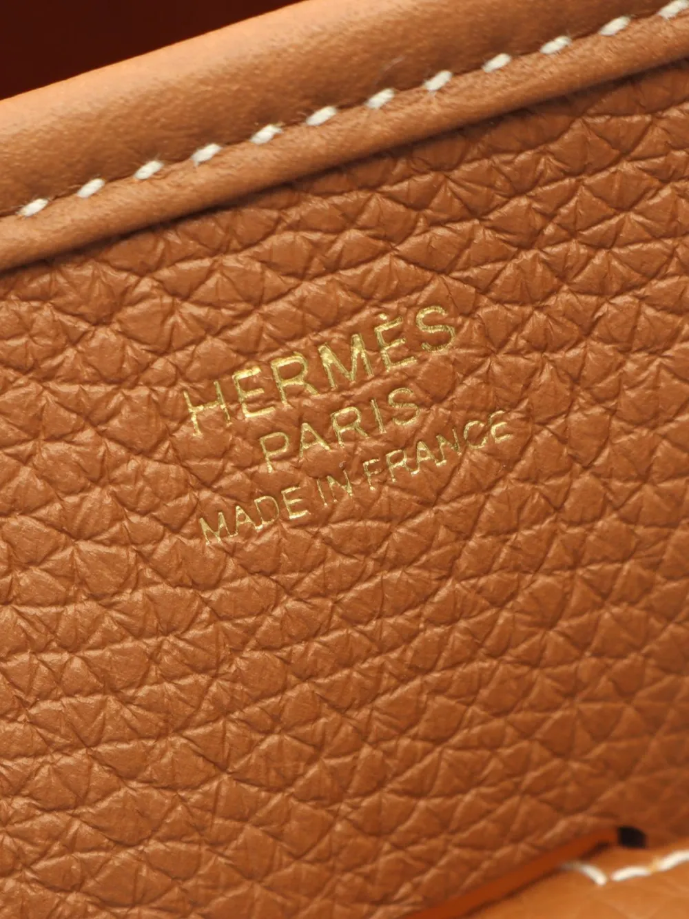 Hermès Pre-owned 2023 PM Evelyn 3 Troyes Shoulder Bag in Brown, view 5