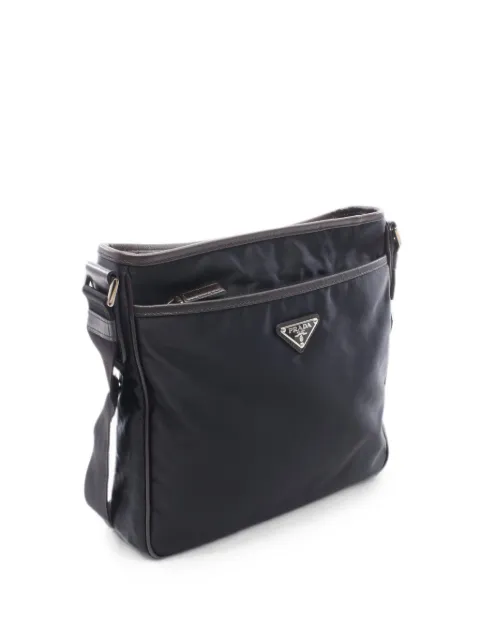 Prada Pre-Owned 2010s triangle-logo shoulder bag