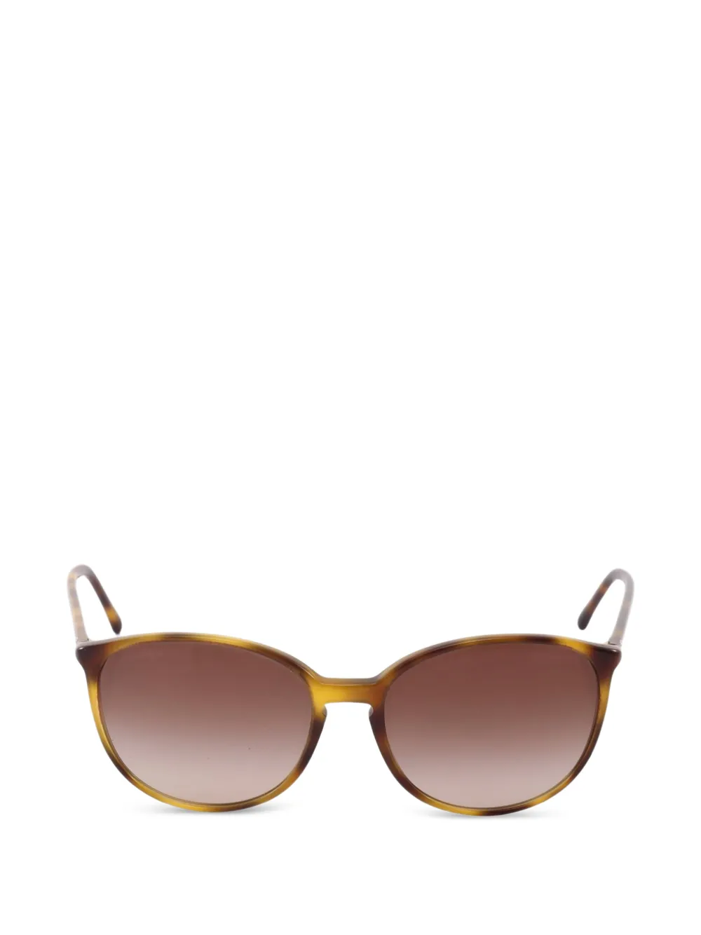 CHANEL Pre-Owned 1986-1988 Coco Mark sunglasses - Braun