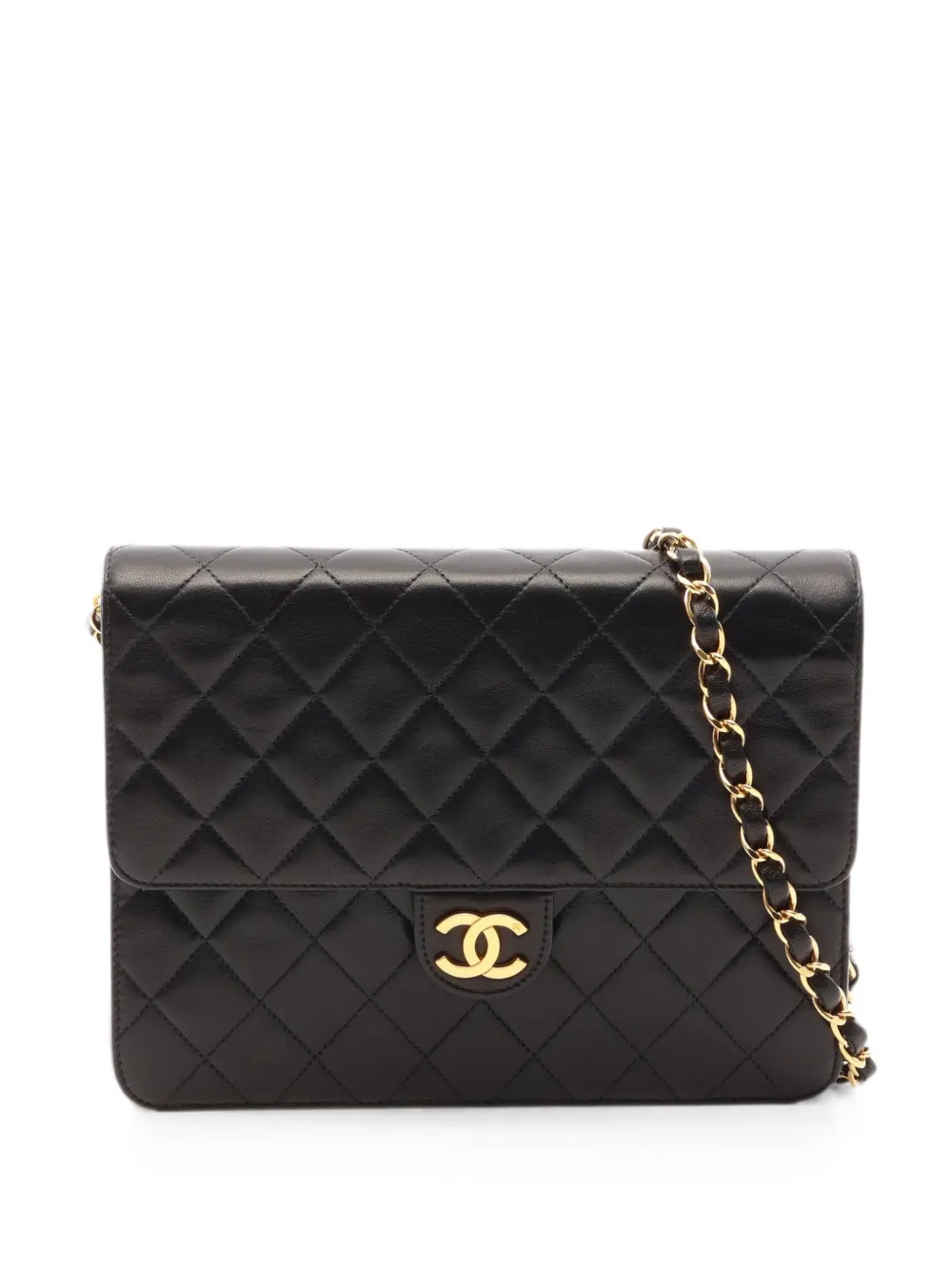 CHANEL Pre-Owned 1996-1997 Matelassé single-flap shoulder bag - Nero