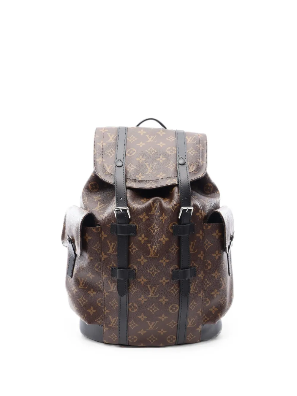 Louis Vuitton Pre-Owned Christopher MM Monogram Macassar backpack - Marrone