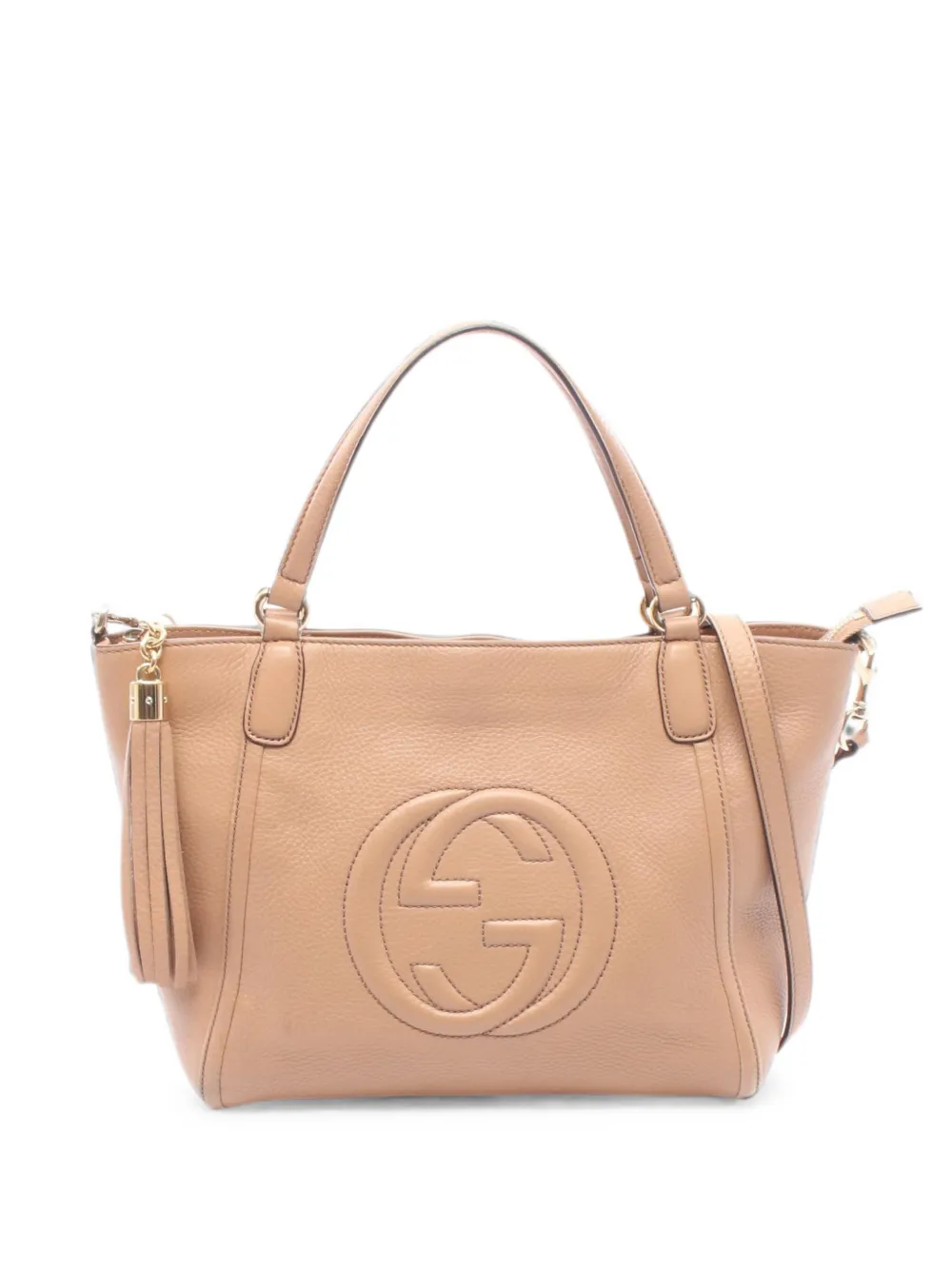 Gucci Pre-Owned 2000s Soho Interlocking G tote bag - Toni neutri