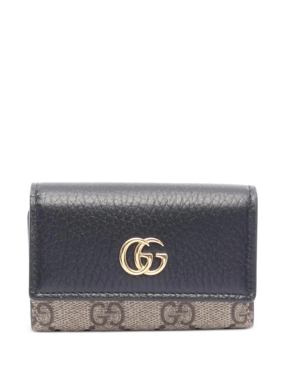 Gucci Pre-Owned 2010s petite GG Marmont key case - Nero