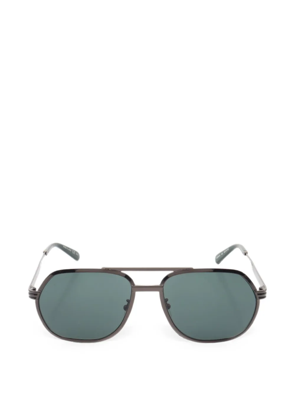 Gucci Pre-Owned 2010s pilot-frame sunglasses - Silber