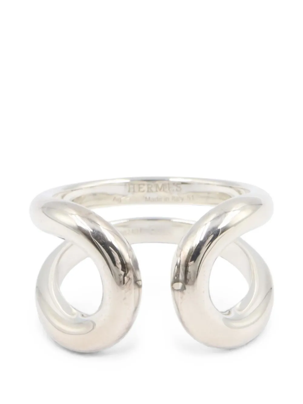 Hermès Pre-Owned 2020s Lima ring - Argento