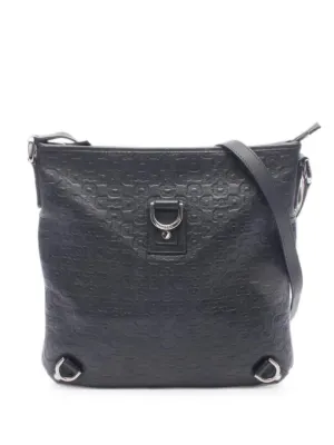 Gucci Pre-Owned 2000s インターロッキングG レザーショルダーバッグ