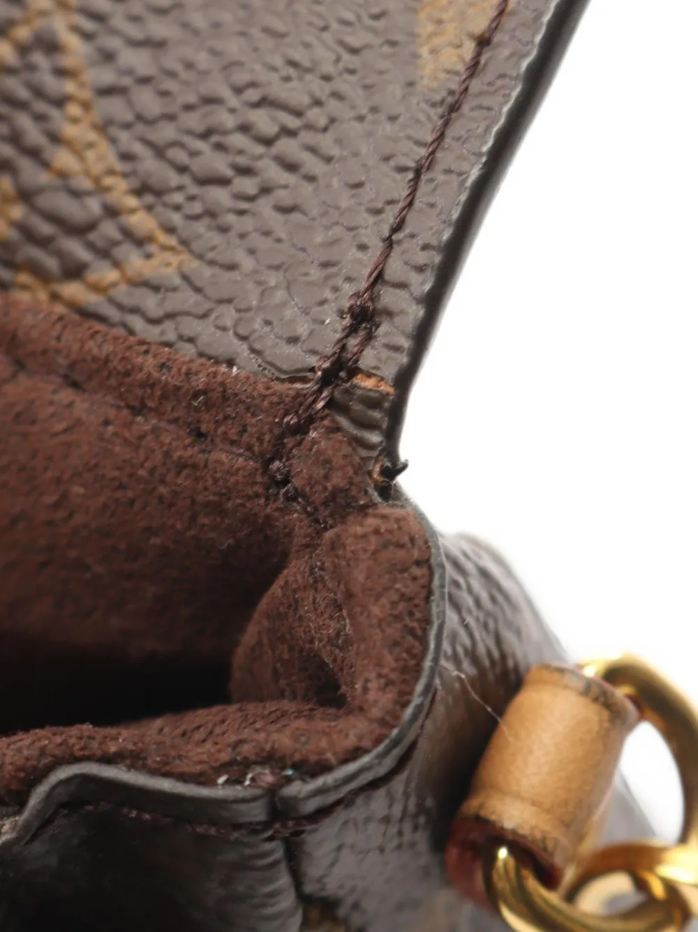 Louis Vuitton Pre-Owned Metis mini-schoudertas met monogram Bruin
