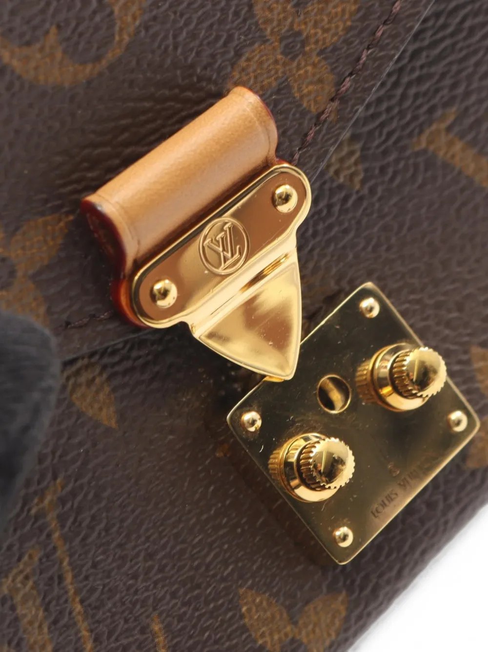 Louis Vuitton Pre-Owned Metis mini-schoudertas met monogram Bruin