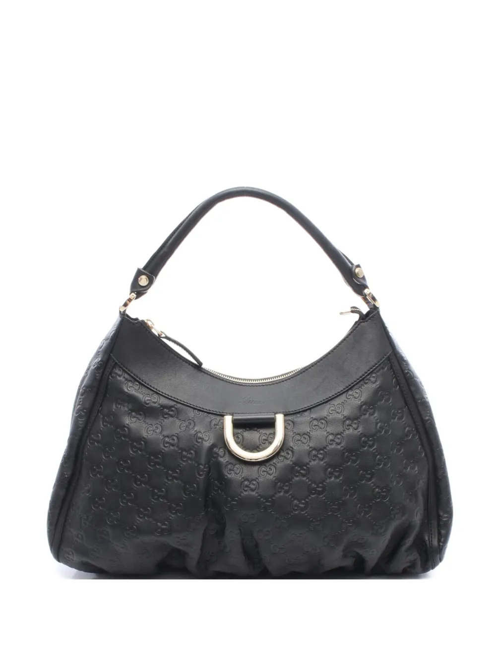 Gucci Pre-Owned 2000s Abbey Guccissima shoulder bag - Nero