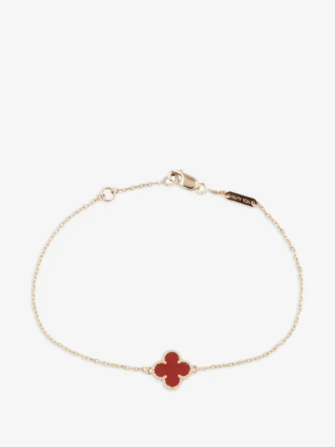 Van Cleef & Arpels Pre-Owned 2010s Sweet Alhambra carnelian bracelet