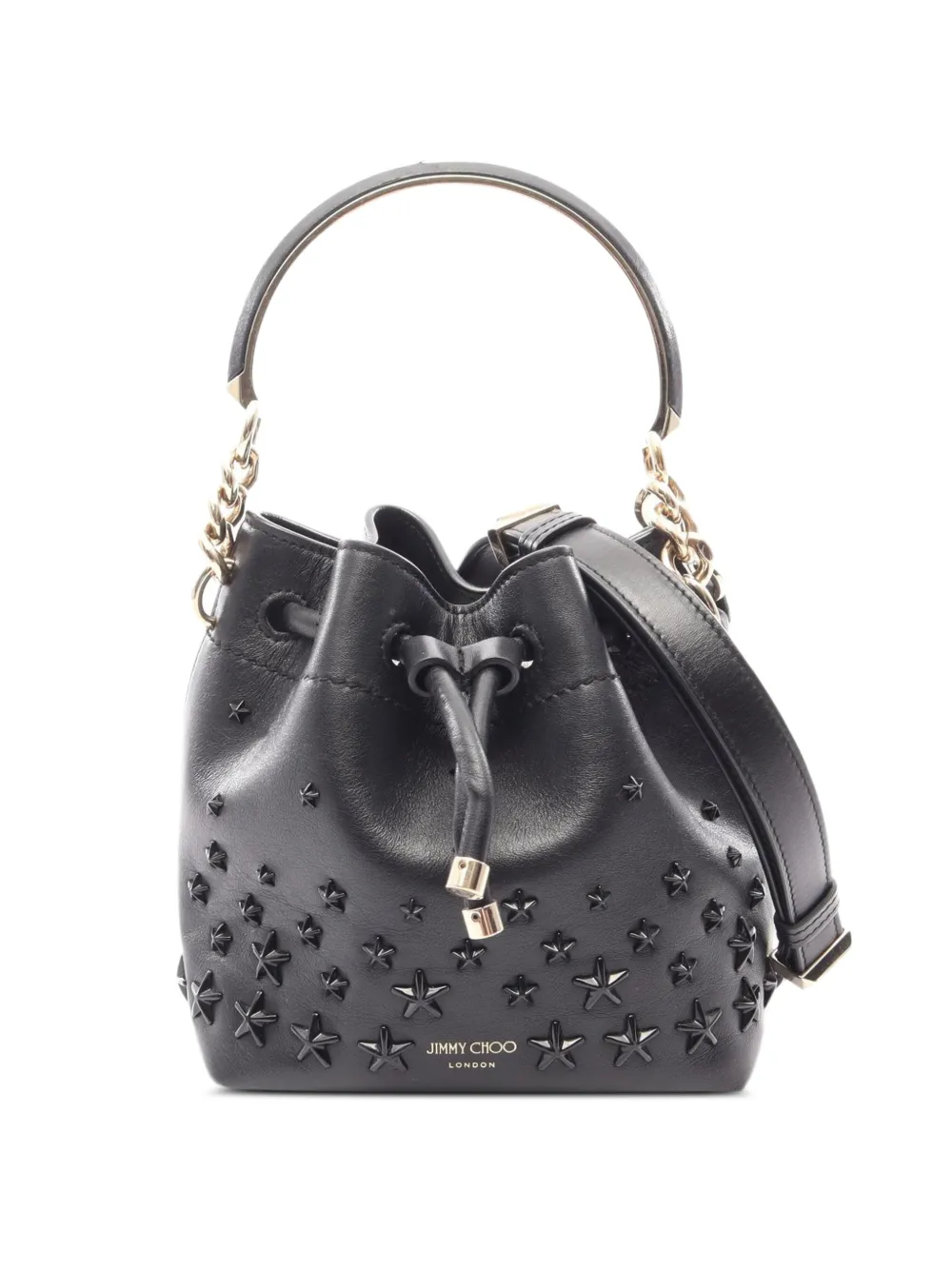 Jimmy Choo Pre-Owned 2000s Bon Bon Bucket mini bucket bag - Black