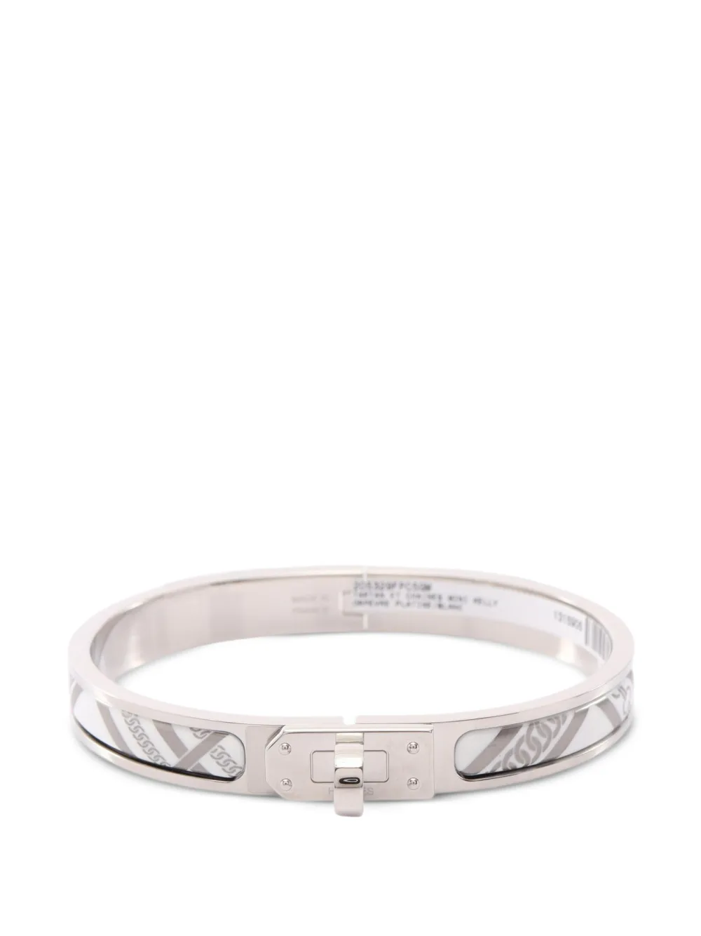 Hermès Pre-Owned 2020s Mini Click Kelly bangle - Silber