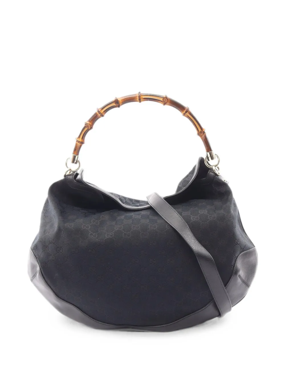 Gucci Pre-Owned 2010s Bamboo GG tote bag - Schwarz