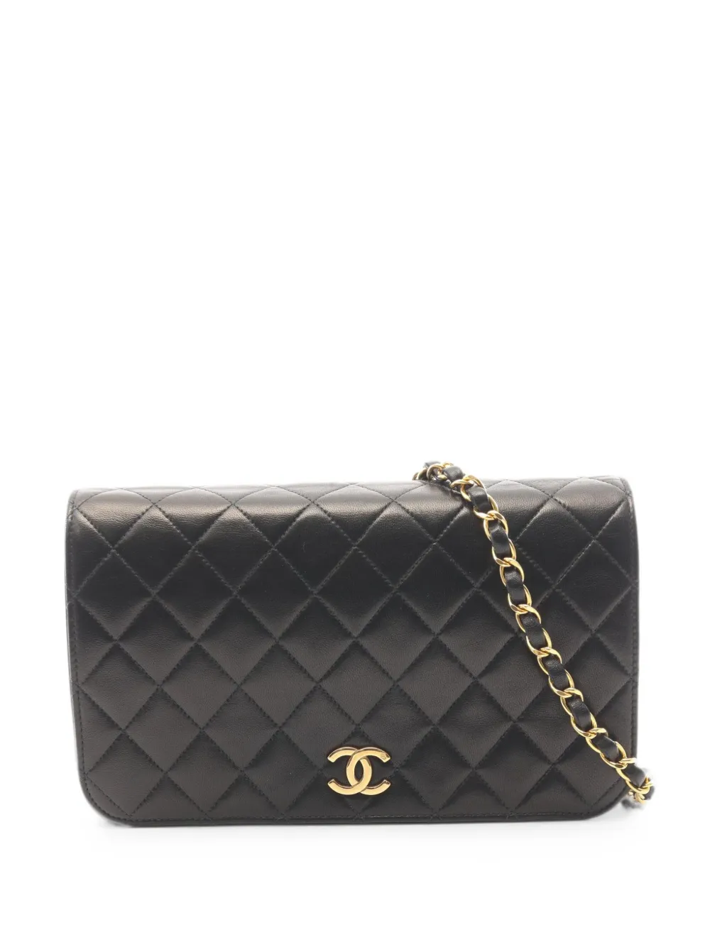CHANEL Pre-Owned 1996-1997 Matelassé push-lock shoulder bag - Nero