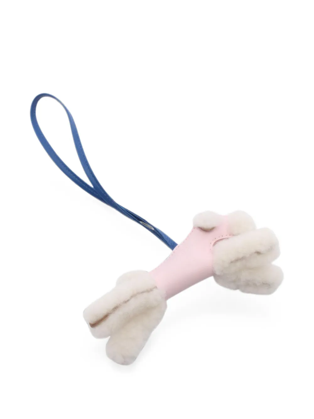 Hermès Pre-Owned Paddy sheepskin bag charm - Nude