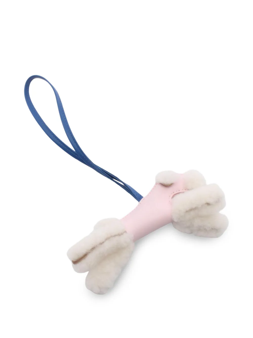 Hermès Pre-Owned Paddy sheepskin bag charm - Nude