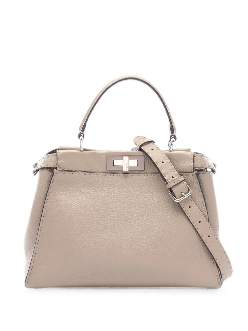 Fendi Pre-Owned 2000s Peekaboo Selleria tote bag - Toni neutri