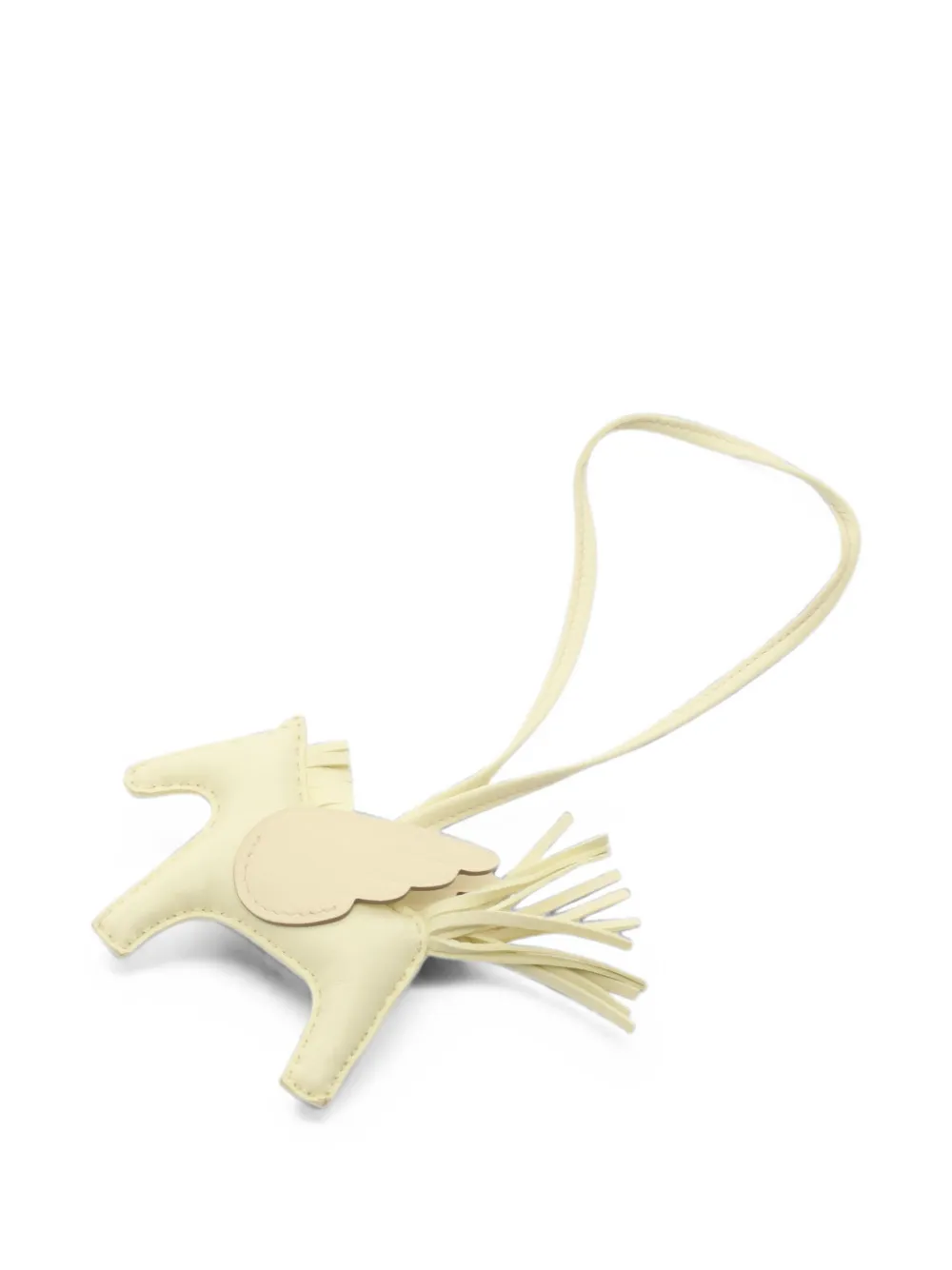 Hermès Pre-Owned 2024 PM Rodeo Pegasus bag charm - Nude