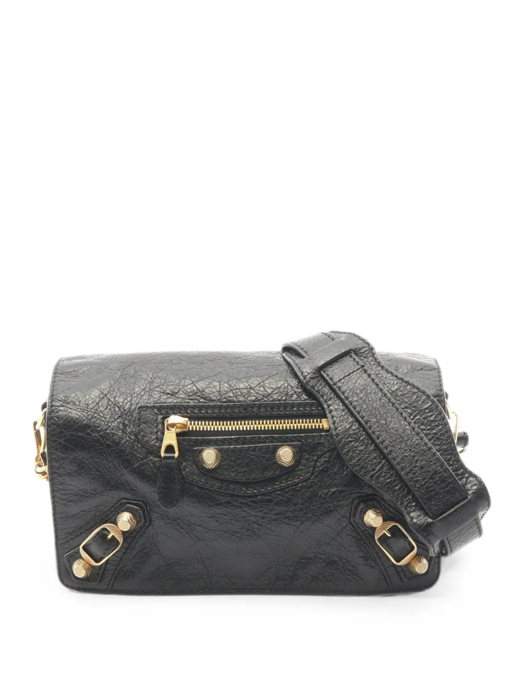 Pre-owned Balenciaga 2010s Classic Tool Kit Shoulder Bag In Black
