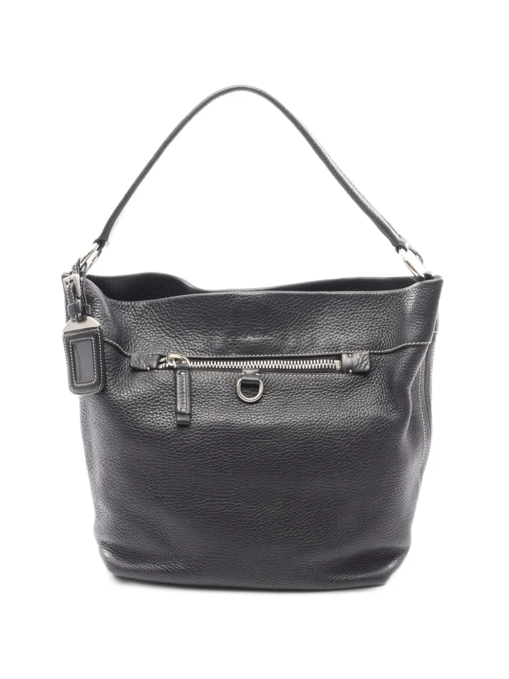 Prada Pre-Owned 2010s leather shoulder bag - Nero