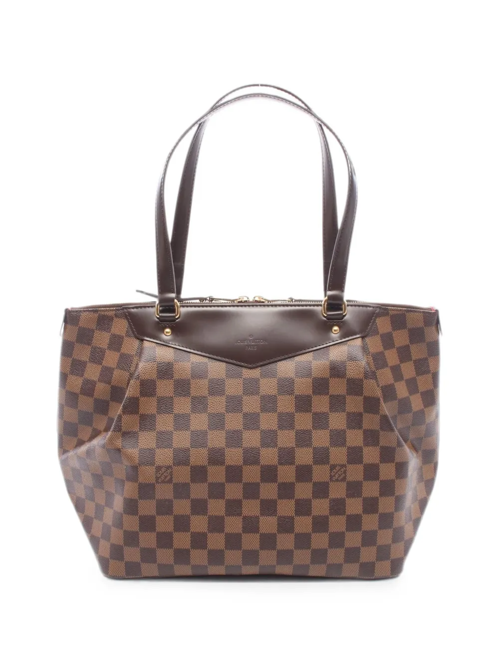 Louis Vuitton Pre-Owned 2012 GM Westminster Damier Ebene shoulder bag - Braun