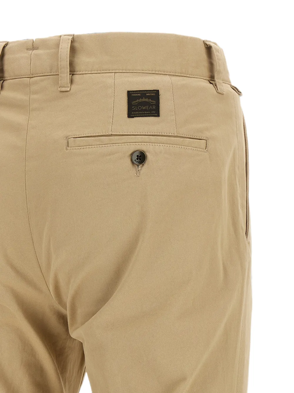 Incotex Chino van stretch-katoen Beige