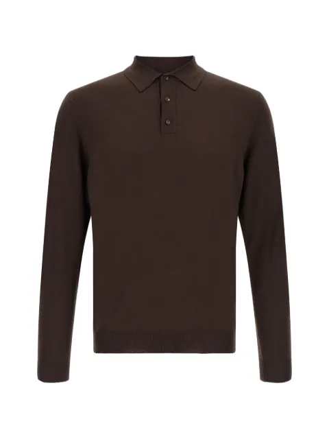 Zanone long-sleeve polo shirt
