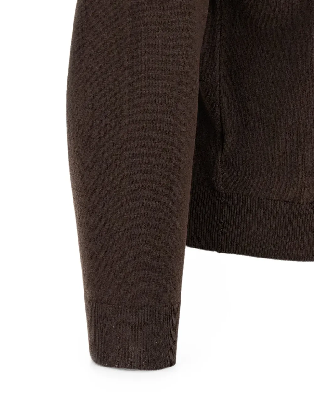Zanone Poloshirt met lange mouwen Bruin