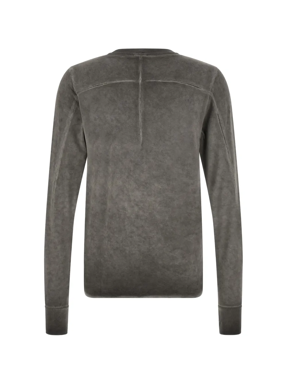 Thom Krom T-shirt met lange mouwen en duimgat Grijs