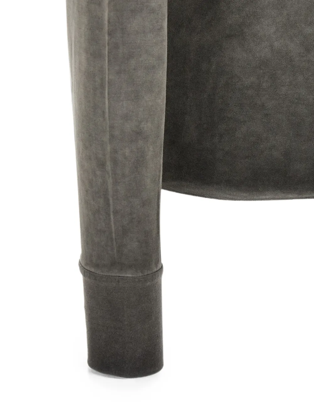 Thom Krom T-shirt met lange mouwen en duimgat Grijs