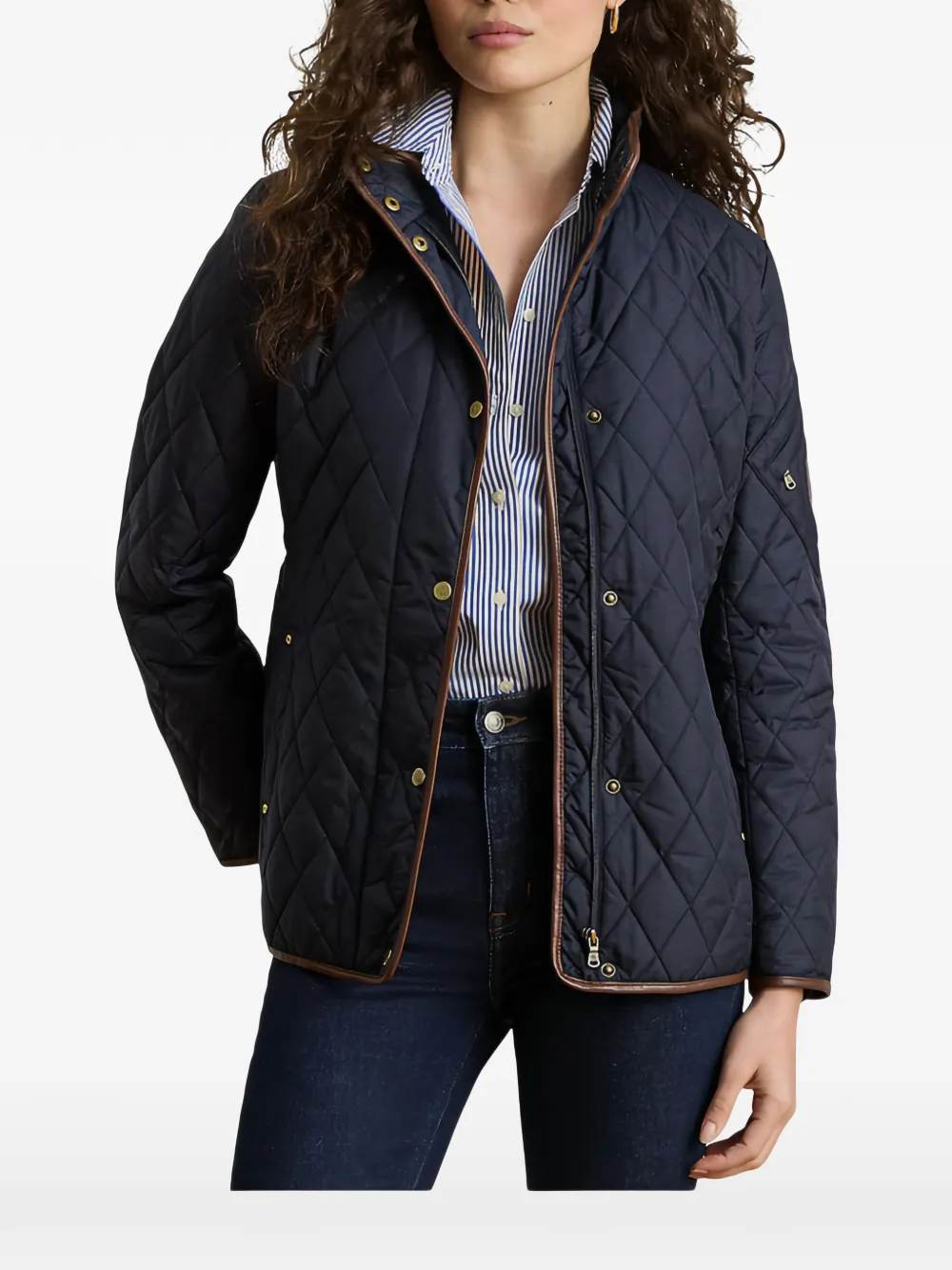 Lauren Ralph Lauren Gewatteerd jack Blauw