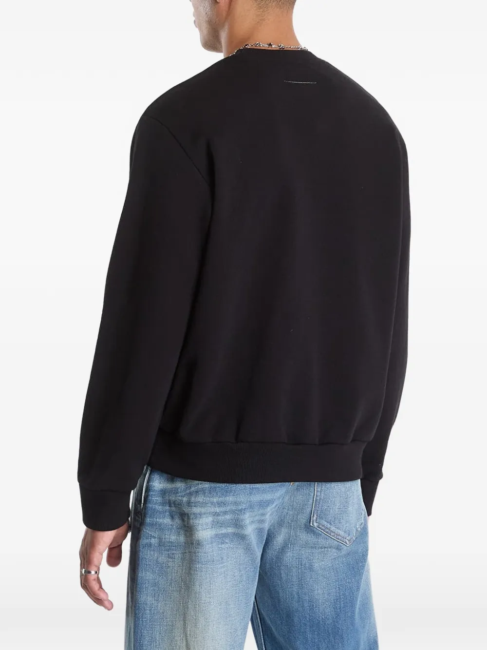 MM6 Maison Margiela Sweater met logoprint Zwart