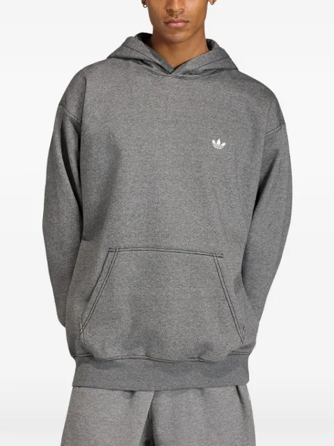 adidas logo-embroidered loose-fit hoodie