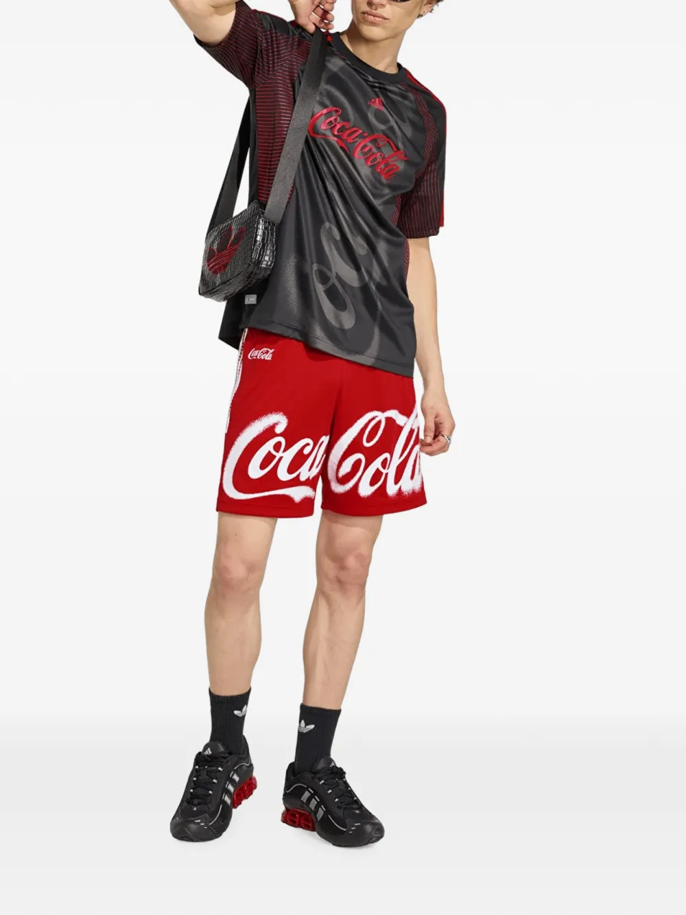 adidas x coca-cola training shorts Rood