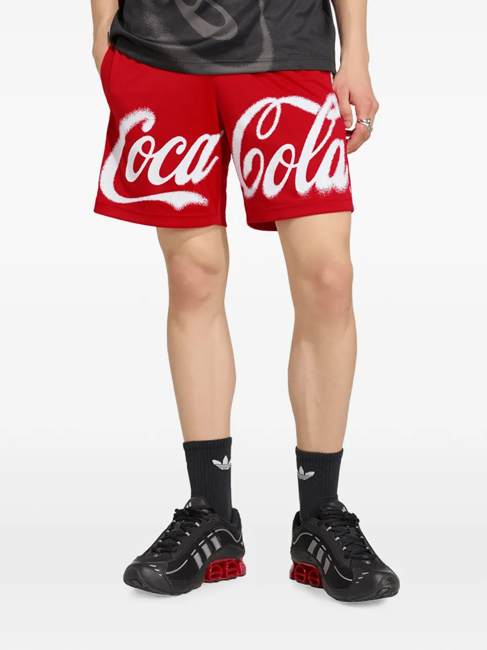 adidas x coca-cola training shorts - Rosso