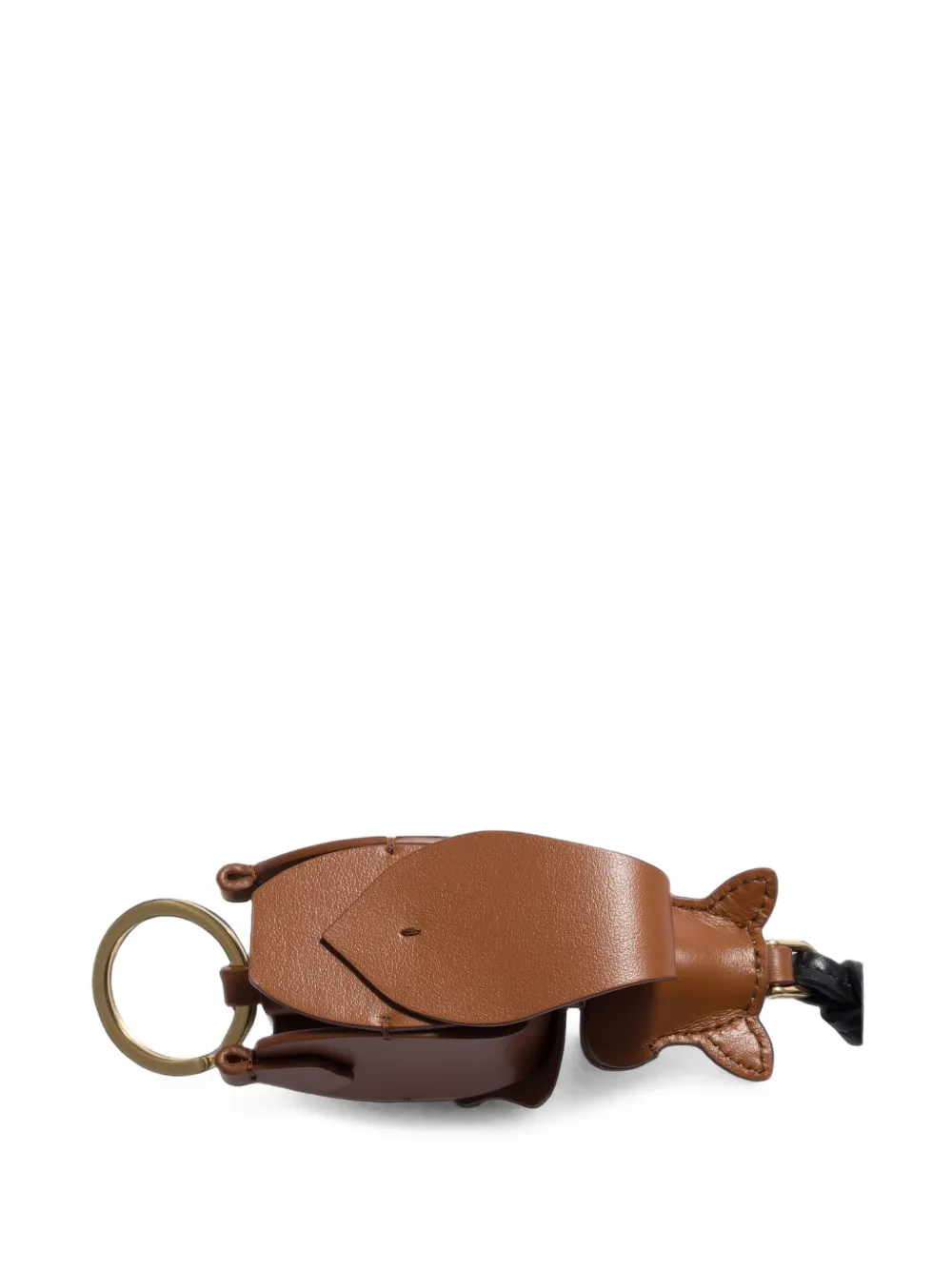 Miu Leren sleutelhanger Bruin
