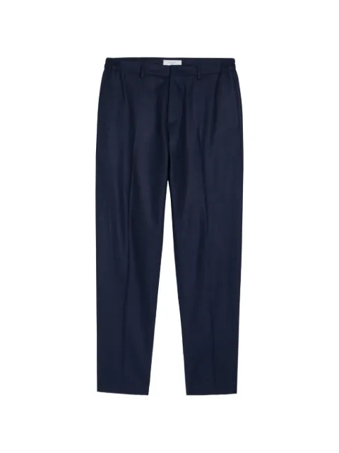 Boglioli elasticated-waistband pressed-crease trousers