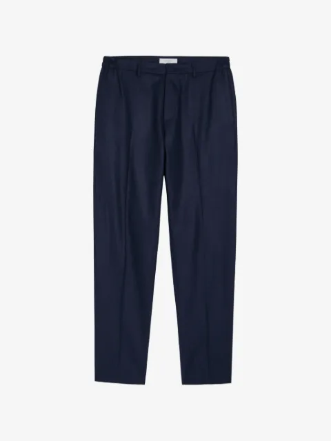 Boglioli elasticated-waistband pressed-crease trousers