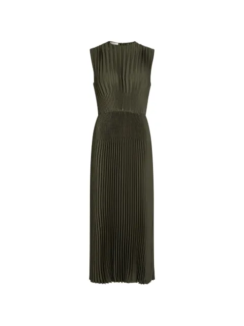 Vince pleated sleeveless maxi dress