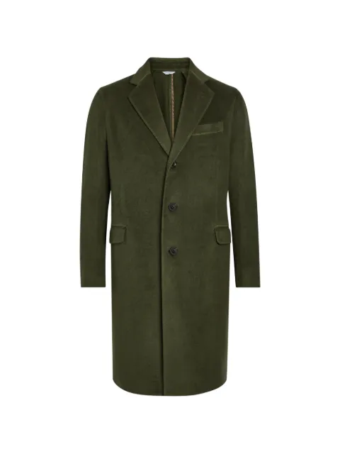 Boglioli single-breasted notched-lapel coat