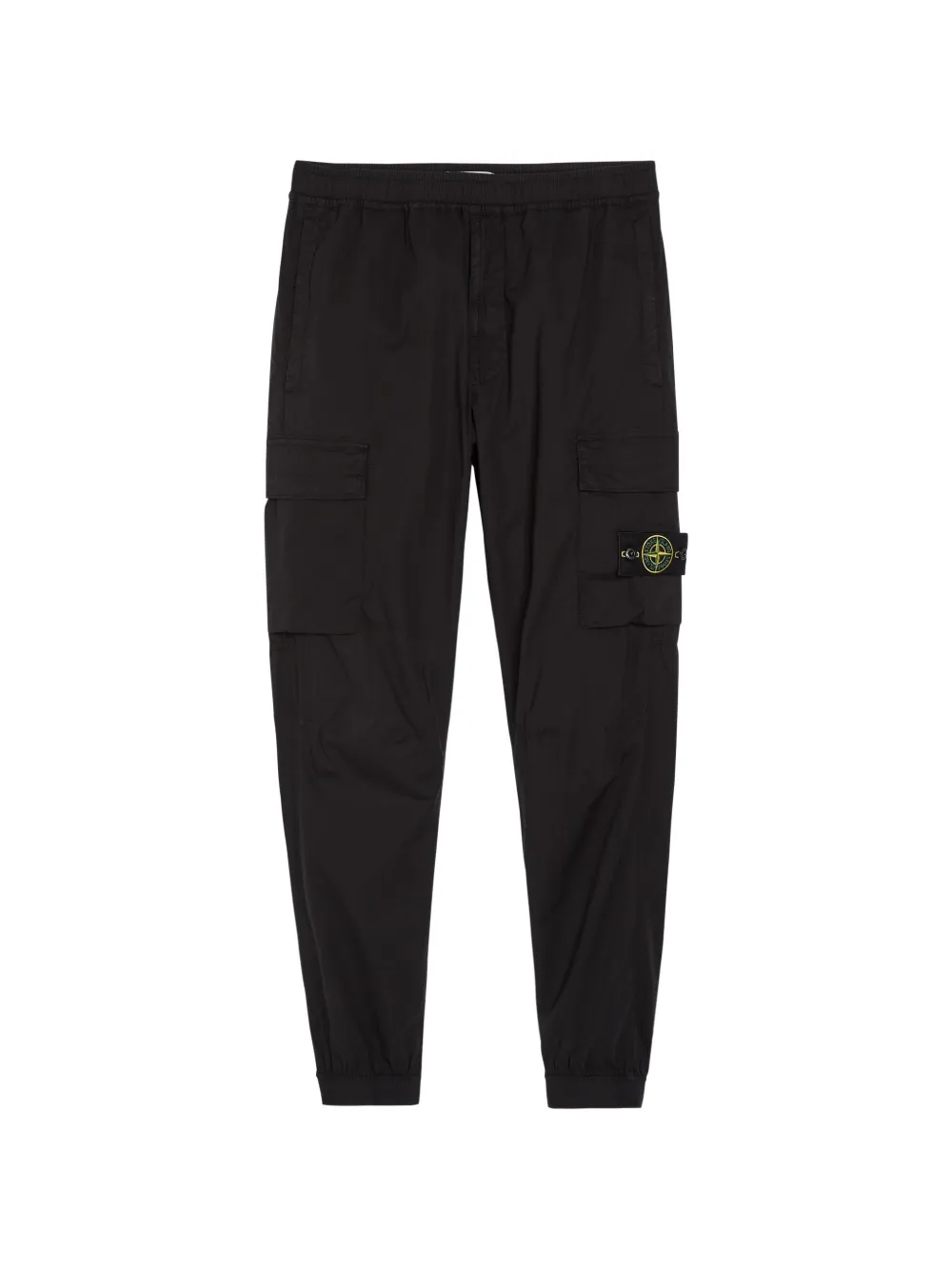 Stone Island 3100033 stretch-katoenen twill broek van biologisch katoen Zwart
