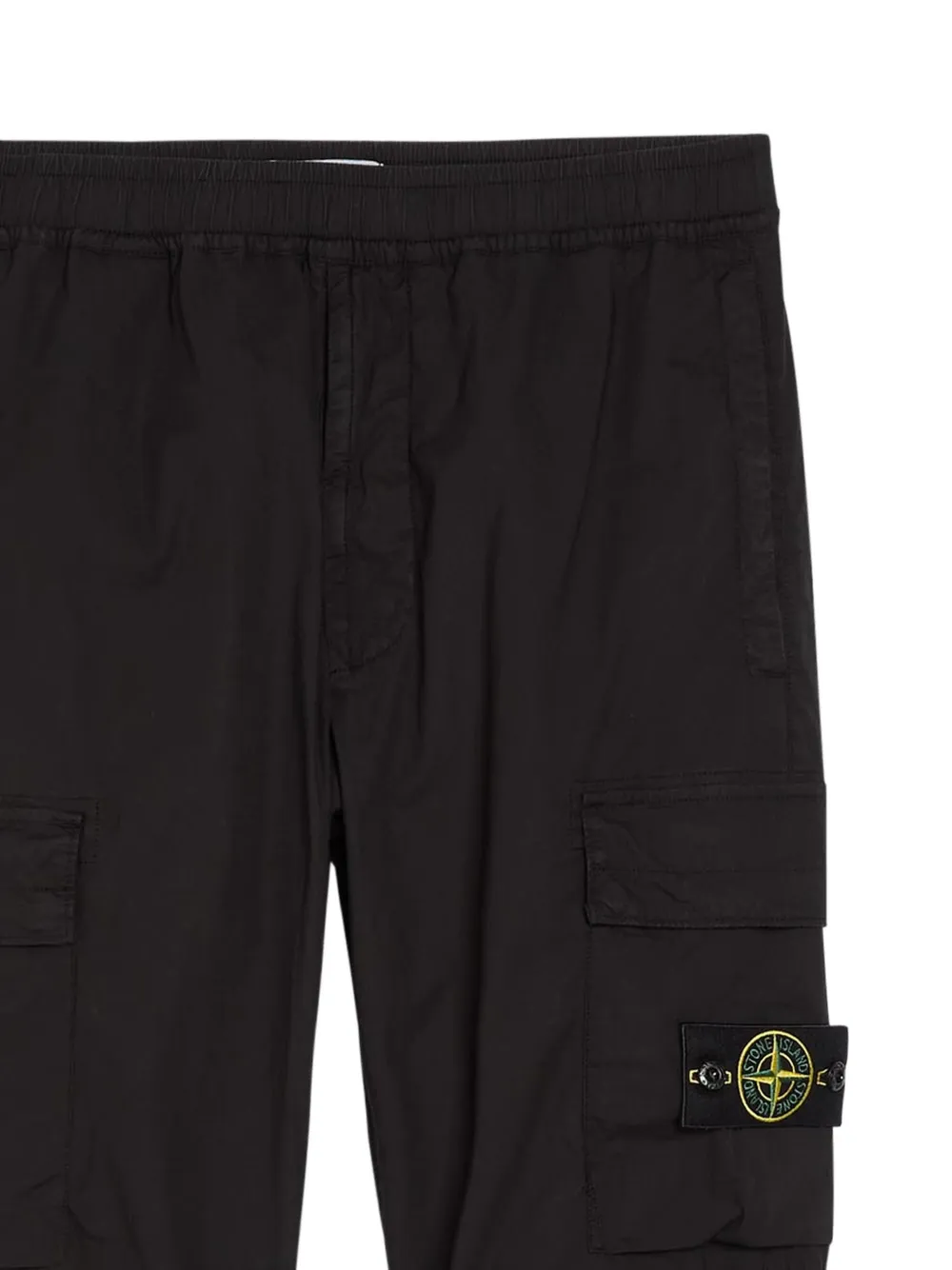 Stone Island 3100033 stretch-katoenen twill broek van biologisch katoen Zwart