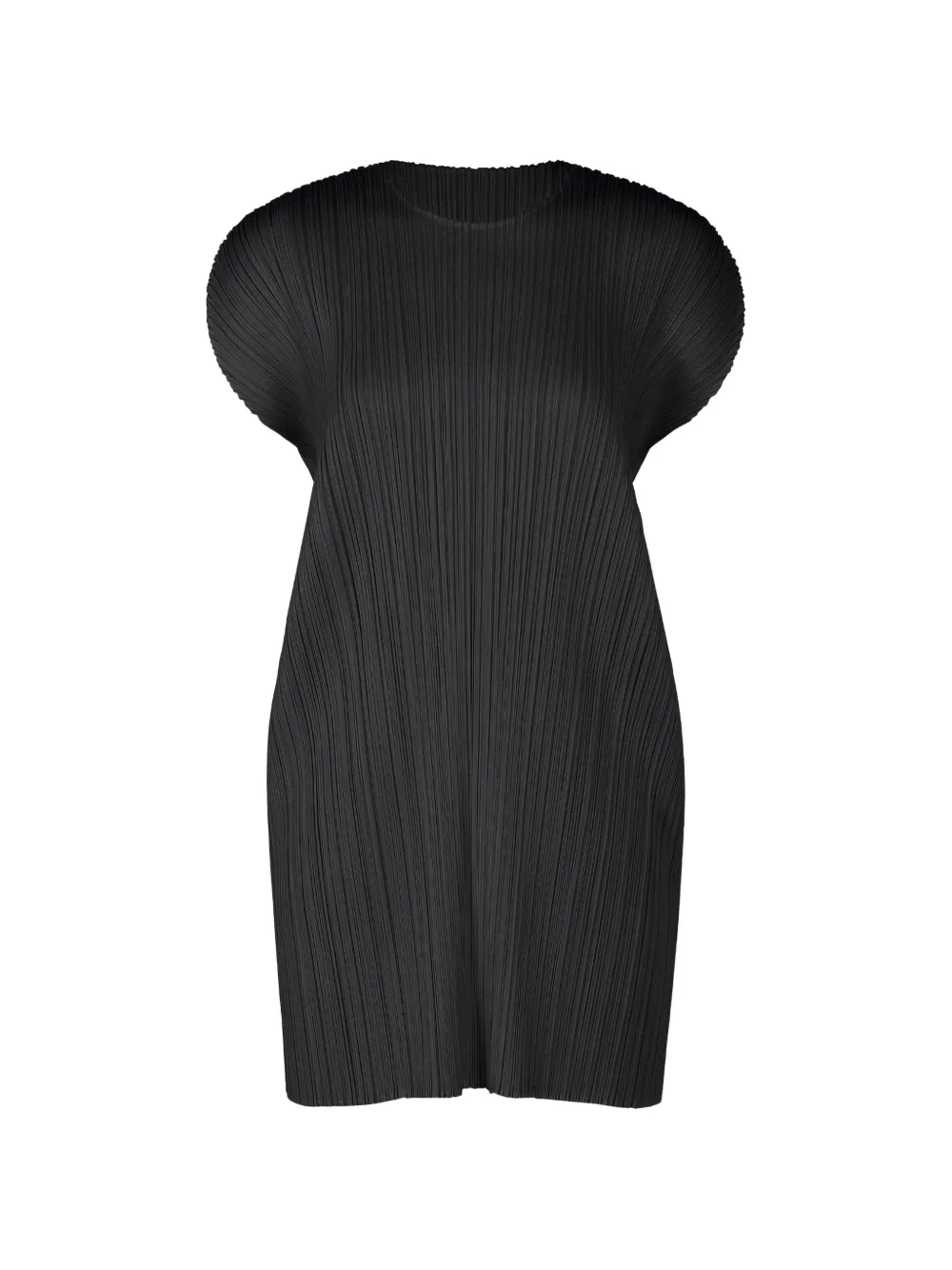 Pleats Please Issey Miyake plissé-effect mini dress - Nero