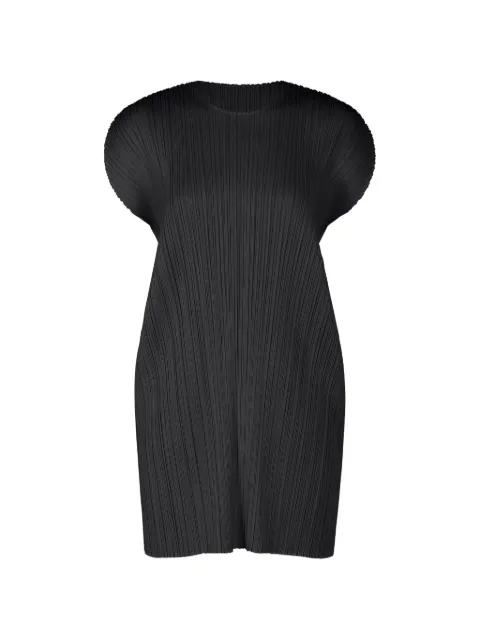 Pleats Please Issey Miyake plissé-effect mini dress