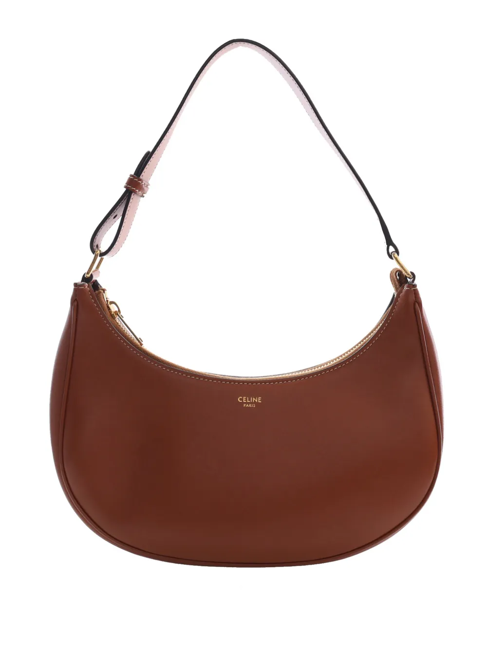 Celine Pre-Owned 2020 Medium Calfskin Ava shoulder bag - Braun