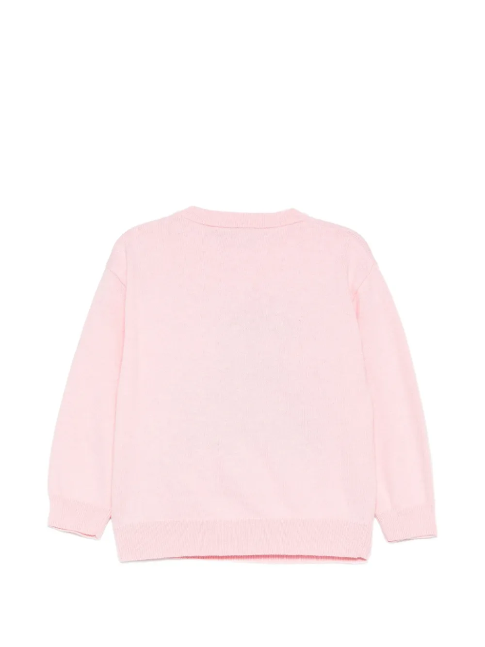 Moschino Kids Trui met ronde hals Roze