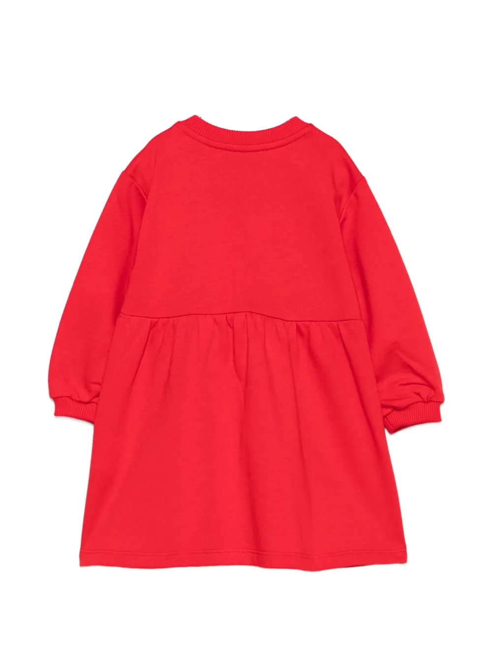 Moschino Kids Teddy Bear jurk met strikprint Rood