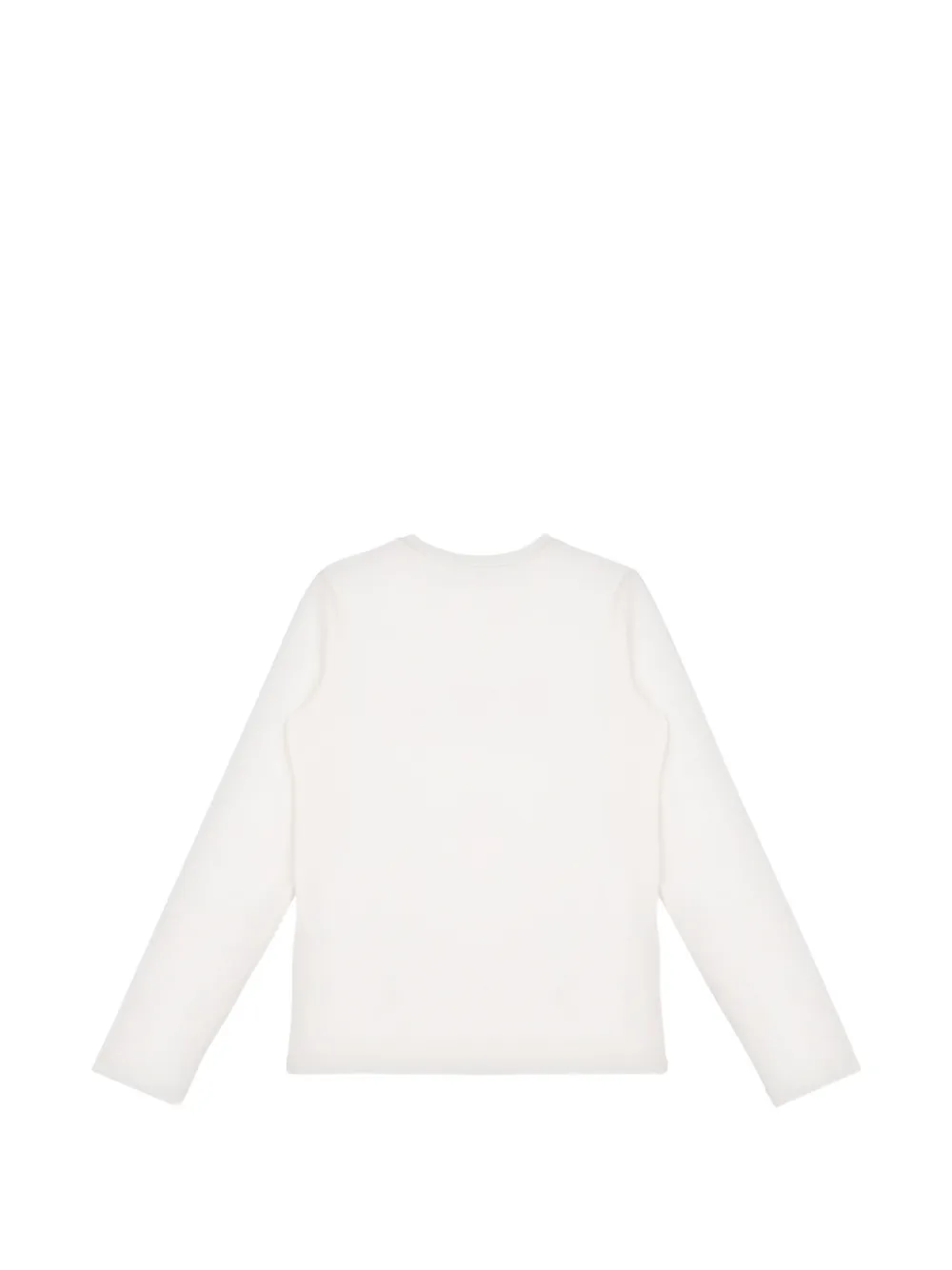 Moschino Kids T-shirt met hartprint Beige
