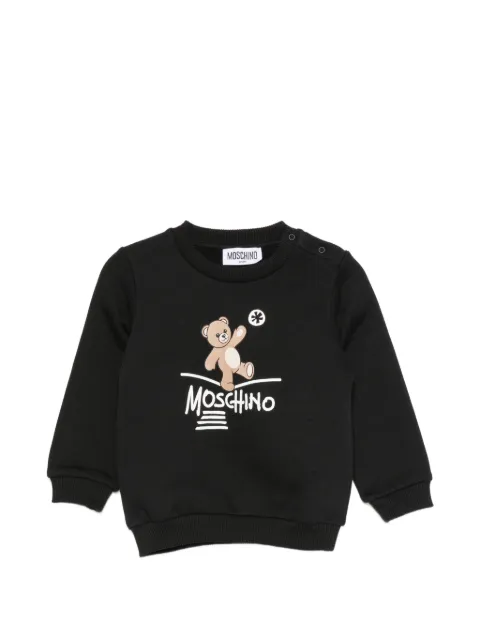 Moschino Kids Teddy Bear-print sweater